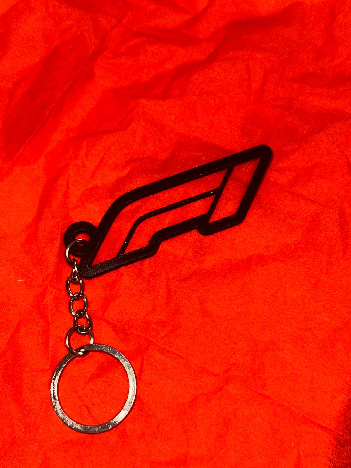 [110]_F1_Keychain_Black
